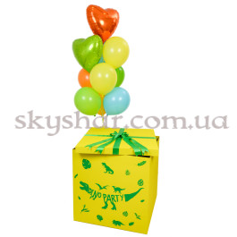 Опция Коробка сюрприз з кульками "Dino Party Динозаври" – фото 14 Опция Коробка сюрприз з кульками "Dino Party Динозаври" – фото 14