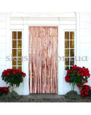 Фольгированный занавес Дождик Розовое Золото 1х2 м – фото 3