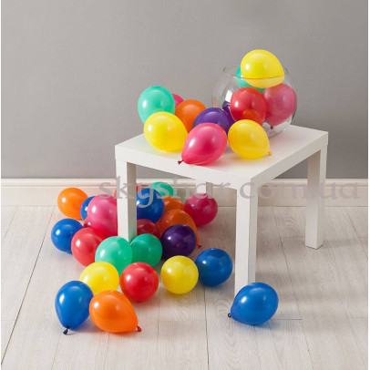 Воздушные шарики на пол Мини 5" (12 см) Ассорти – фото 1