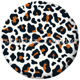 Опция Фольгована кулька коло з малюнком "Леопард на білому" – фото 25