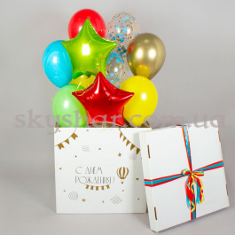 Опция Коробка сюрприз з кульками "Карусель" – фото 8