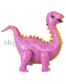 Ходяча кулька "Динозавр Диплодок рожевий"  – фото 2
