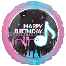 Опция Фольгована кулька "Happy Birthday Нота TikTok (ТікТок)" – фото 3 Опция Фольгована кулька "Happy Birthday Нота TikTok (ТікТок)" – фото 3