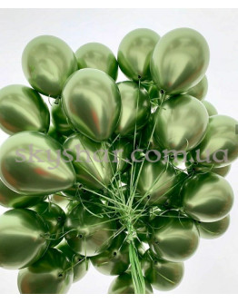 Опция Гелієві кульки "Хром Лайм" (30 см)  – фото 1