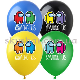 Опция Гелієві кульки "Among Us Асорті (Серед нас)" (30 см) – фото 2