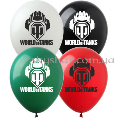 Гелиевые шары "Word of Tanks (Мир танков)" (30 см)  – фото 1