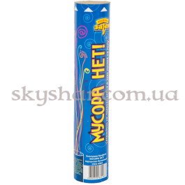 Опция Хлопушка "МУСОРА НЕТ" конфетти бумажное 25 см – фото 1