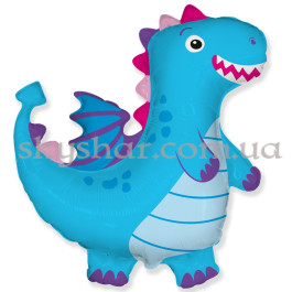 Опция Фольгована кулька "Дракон блакитний" – фото 21