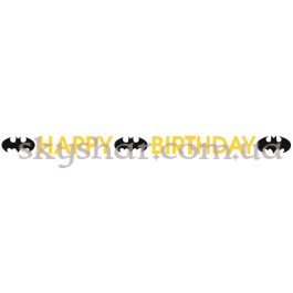 Опция Гирлянда-буквы "Happy Birthday Бэтмен Batman" 180х11 см – фото 18 Опция Гирлянда-буквы "Happy Birthday Бэтмен Batman" 180х11 см – фото 18