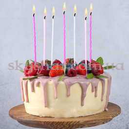 Свічки для торта "Рожевий Мікс" 17 см 24 шт. – фото 8