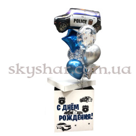 Опция Коробка сюрприз з кульками "Для справжнього поліцейського" – фото 13
