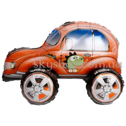 Ходячий шар "Маленький автомобиль красный"  – фото 1
