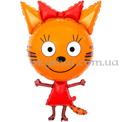 Фольгированный шар "Три кота Карамелька" – фото 1