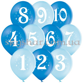 Опция Гелиевые шары "Цифры для мальчика" (35 см) – фото 11 Опция Гелиевые шары "Цифры для мальчика" (35 см) – фото 11