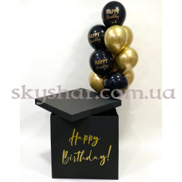 Опция Коробка сюрприз з кульками "Black & Gold" – фото 5