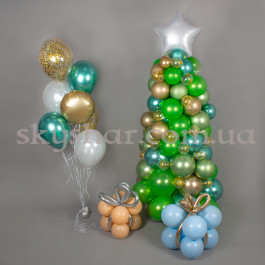 Опция Фотозона з кульок "Новорічна ялинка" – фото 4