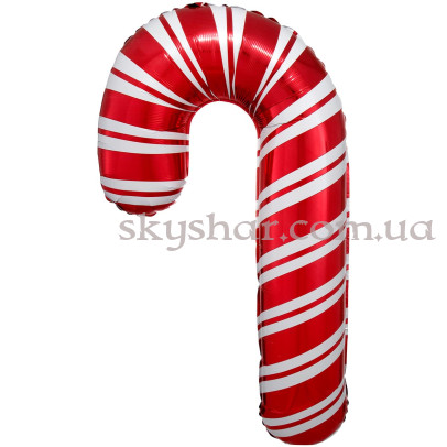 Фольгированный шар "Карамельная трость полосатая (Леденец)" Anagram – фото 1 Фольгированный шар "Карамельная трость полосатая (Леденец)" Anagram – фото 1