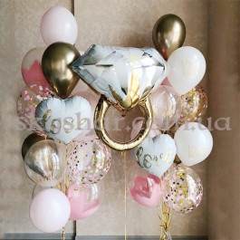 Опция Композиція з кульок на дівич-вечір "Love" – фото 12