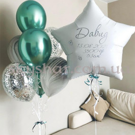 Опция Кульки на виписку для хлопчика "Біла зірка" – фото 9