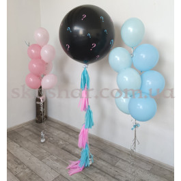 Опция Шарики на гендер вечеринку со знаками вопросов – фото 7