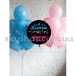 Опция Комплект шаров на гендер пати "Хлопчик чи дівчинка" – фото 15