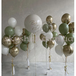 Опция Шары на гендер-пати "Boy or Girl" с большим белым шаром даблстаф – фото 9