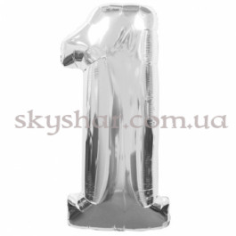 Опция Фольгированная цифра "1" Серебристая МИДИ 60 см – фото 14 Опция Фольгированная цифра "1" Серебристая МИДИ 60 см – фото 14