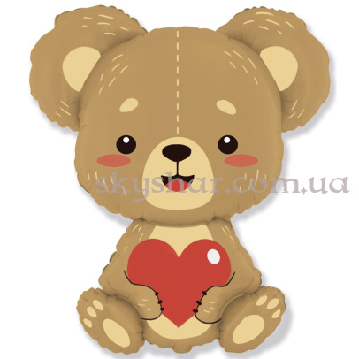 Фольгована кулька "Ведмедик закоханий" Ведмежа – фото 1