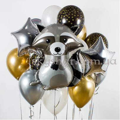 Набор шаров "Енот" – фото 1