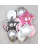 Набор шаров "Розовое сияние" – фото 3