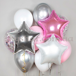 Набір кульок "Рожеве сяйво" – фото 14