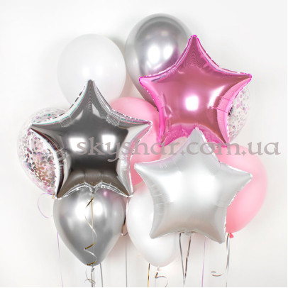 Набір кульок "Рожеве сяйво" – фото 1