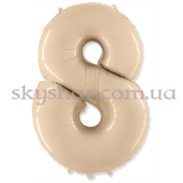 Опция Фольгована цифра "8" Кремова Сатин – фото 3 Опция Фольгована цифра "8" Кремова Сатин – фото 3