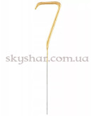 Бенгальська свічка-цифра "7" Золота – фото 3