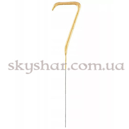 Бенгальська свічка-цифра "7" Золота – фото 15
