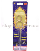 Бенгальська свічка-цифра "8" Золота – фото 4