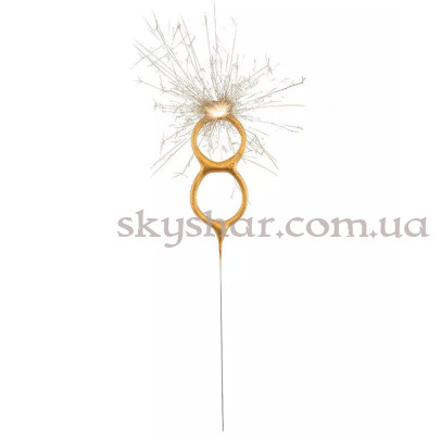 Бенгальська свічка-цифра "8" Золота – фото 1