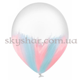 Опция Brush кулька "Блакитно-пудровий макарун Браш" 14” (35 см) – фото 16 Опция Brush кулька "Блакитно-пудровий макарун Браш" 14” (35 см) – фото 16