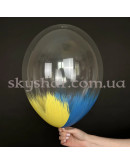 Brush кулька "Жовто-блакитний Браш" 14” (35 см) – фото 4