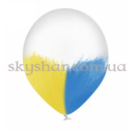 Опция Brush кулька "Жовто-блакитний Браш" 14” (35 см) – фото 1