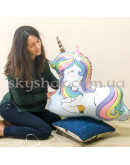 Фольгированный шар фигура "Единорог Макарун спящий" – фото 3