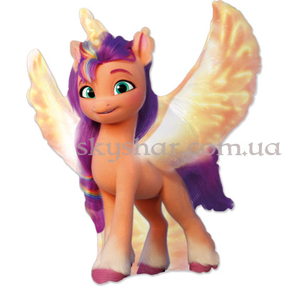 Фольгированный шар "Мой маленький пони Единорог Санни Sunny" – фото 1