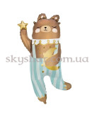 Фольгированный шар "Медвежонок в комбинезоне" – фото 2