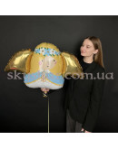 Фольгована кулька на Хрестини "Янгол" – фото 3