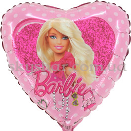 Опция Фольгированный шар сердце "Барби с бантом Barbie" – фото 26 Опция Фольгированный шар сердце "Барби с бантом Barbie" – фото 26