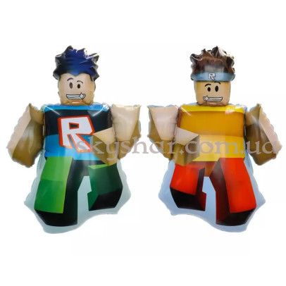 Фольгована кулька фігура "Роблокс двосторонній (Roblox)" – фото 1 Фольгована кулька фігура "Роблокс двосторонній (Roblox)" – фото 1