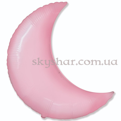 Фольгированный шар "Полумесяц розовый" – фото 1