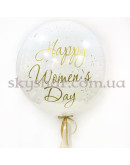 Стеклянный белый шар гигант 70 см с Вашей надписью и золотым конфетти Даблстаф – фото 3 Стеклянный белый шар гигант 70 см с Вашей надписью и золотым конфетти Даблстаф – фото 3