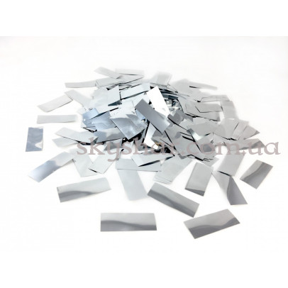 Конфетті "Метафан срібло" 500 грам – фото 1 Конфетті "Метафан срібло" 500 грам – фото 1