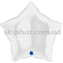 Опция Фольгована кулька "Зірка біла Італія Grabo" 46 см – фото 2